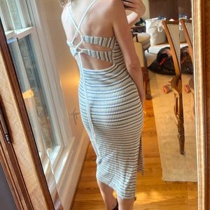 Abercrombie and fitch slit summer dress